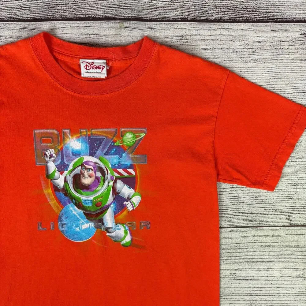 Vintage Disney Toy Story Buzz Lightyear Cartoon T-shirt